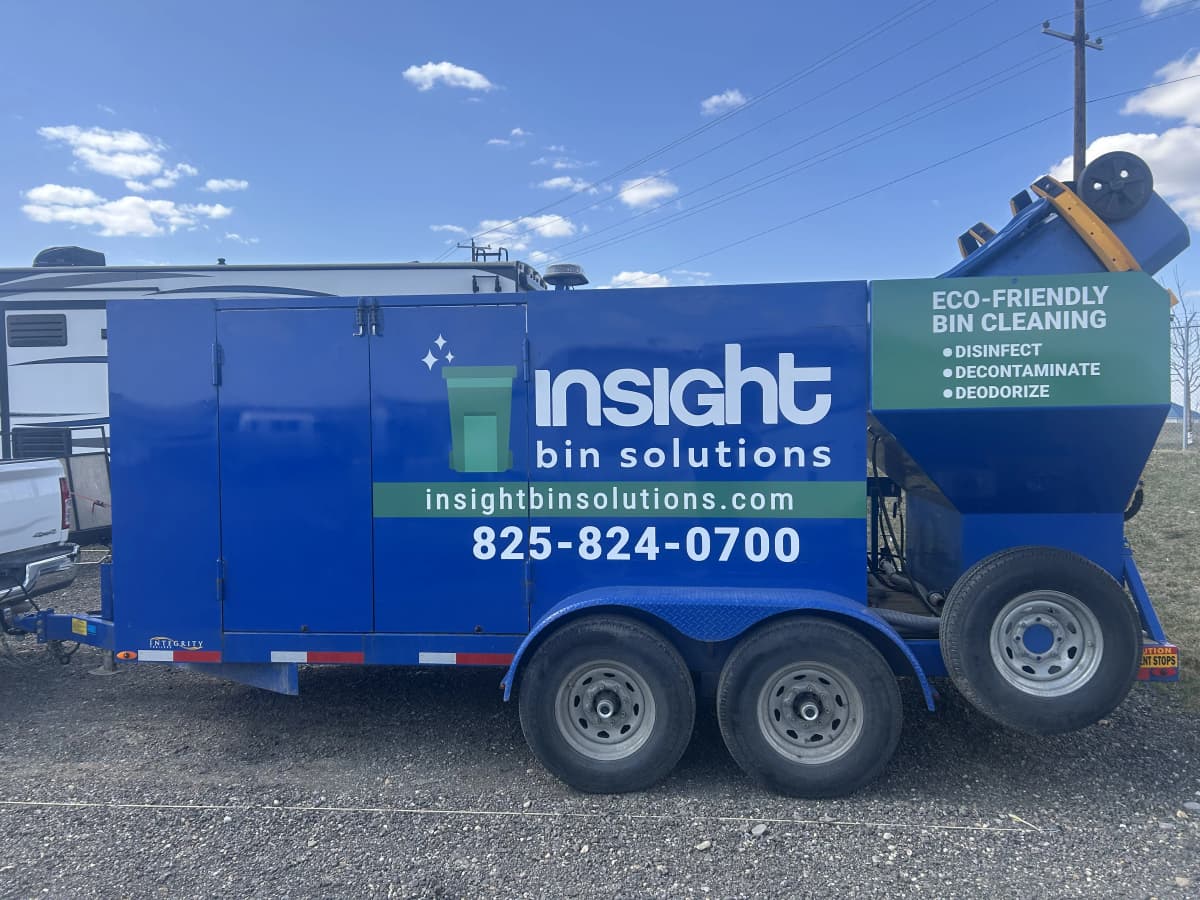 Professional Insight Bins cleaning service in action